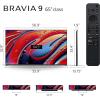 imageSony 65 Inch Mini LED QLED 4K Ultra HD TV BRAVIA 9 Smart Google TV with Dolby Vision HDR and Exclusive Features for PlayStation 5 K65XR90 2024 Model65