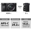 imageSony Alpha A6100 Mirrorless Camera with 1650mm and 55210mm Zoom Lenses ILCE6100YB Black