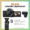 imageSony Alpha ZVE10  APSC Interchangeable Lens Mirrorless Vlog Camera Kit  BlackBlack