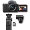imageSony Alpha ZVE10  APSC Interchangeable Lens Mirrorless Vlog Camera Kit  BlackBlack
