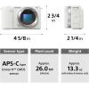 imageSony Alpha ZVE10 II  APSC Interchangeable Lens Mirrorless Content Creators Camera  White  with LensWhite