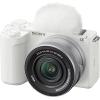 imageSony Alpha ZVE10 II  APSC Interchangeable Lens Mirrorless Content Creators Camera  White  with LensWhite