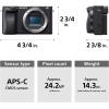imageSony Alpha a6400 Mirrorless Camera Compact APSC Interchangeable Lens Digital Camera with RealTime Eye Auto Focus 4K Video Flip Screen ampamp 1650mm Lens  E Mount Compatible  ILCE6400LB Blackw1650mm Lens