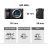 imageSony Alpha a6400 Mirrorless Camera Compact APSC Interchangeable Lens Digital Camera with RealTime Eye Auto Focus 4K Video ampamp Flip Up Touchscreen  E Mount Compatible Cameras  ILCE6400B BodyBase