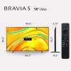 imageSony BRAVIA 5 98 Inch TV Mini LED 4K Smart Google TV XR Processor with AI Technology120hz Television with Dolby VisionAtmos Exclusive Features for PlayStation5 K98XR50 2025 Model98
