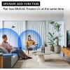 imageSony BRAVIA Theater U Wireless Wearable TV Speaker with Bluetooth Personalized Home Theater Audio Gaming Compatibility Builtin mic 12 Hour Battery Life IPX4 SplashResistant HTAN7