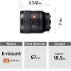 imageSony FE 35mm F14 GM FullFrame LargeAperture Wide Angle G Master Lens BlackLens  DHD Filter  Extra Kit