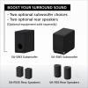 imageSony HTA3000 31ch Dolby Atmos TV Sound Bar with DTSX 360 Spatial Sound Mapping Dual Subwoofers WiFi Bluetooth Airplay 2HTA3000