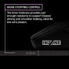 imageSony INZONE MatF ControlType Large Cloth Gaming Mousepad Thick 6mm Cushion High Friction 480x400mm Edge Stitched SlimFlex NonSlip Rubber Base Developed with Fnatic