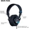 imageSony MDR7506 Professional Large Diaphragm Headphone7 x 7 x 1