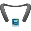 imageSony SRSNB10 Wireless Neckband Bluetooth Speaker Comfortable and Lightweight with Technology to Work from Home Builtin mic 20 Hours of Battery Life and IPX4 SplashResistant WhiteCharcoal Gray