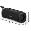 imageSony ULT Field 3 Wireless Portable Bluetooth Speaker IP67 Waterproof Dustproof Rustproof and Shockproof with Enhanced Bass 24 Hour Battery and Shoulder Strap SRSULT30B BlackBlack