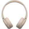 imageSony WHCH520 Wireless Headphones Bluetooth OnEar Headset with Microphone and up to 50 Hours Battery Life with Quick Charging Butter YellowCappuccino