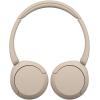 imageSony WHCH520 Wireless Headphones Bluetooth OnEar Headset with Microphone and up to 50 Hours Battery Life with Quick Charging Butter YellowCappuccino