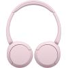 imageSony WHCH520 Wireless Headphones Bluetooth OnEar Headset with Microphone and up to 50 Hours Battery Life with Quick Charging Butter YellowPink