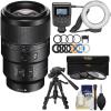 imageSony SEL90M28G FE 90mm f2822 Macro G OSS StandardPrime Lens for Mirrorless CamerasBlackLens  Ring Light Kit