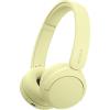 imageSony WHCH520 Wireless Headphones Bluetooth OnEar Headset with Microphone and up to 50 Hours Battery Life with Quick Charging Butter YellowYellow
