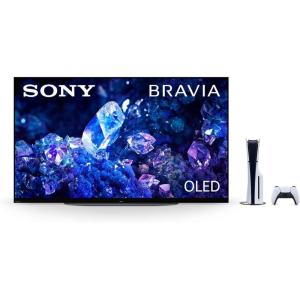 imageSony 42 Inch 4K Ultra HD TV A90K Series BRAVIA XR OLED Smart Google TV ampamp PlayStation 5 Disc Edition Console Slim