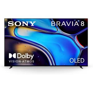 imageSony 55 Inch OLED 4K Ultra HD TV BRAVIA 8 Smart Google TV with Dolby Vision HDR and Exclusive Features for PlayStation 5 K55XR8065
