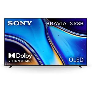 imageSony 55 Inch OLED 4K Ultra HD TV BRAVIA XR8B Smart Google TV with Dolby Vision HDR and Exclusive Features for PlayStation 5 K55XR8B 2025 Model55 inch