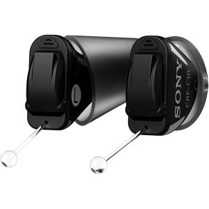 imageSony CREC10 SelfFitting OTC Hearing Aids for Mild to Moderate Hearing Loss PrescriptionGrade Sound Quality Compact Virtually Invisible Design Customizable App and Replaceable Batteries Black