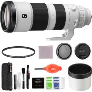 imageSony FE 200600mm F5663 G OSS Super Telephoto Zoom Lens SEL200600GLens  DHD Filter  Extra Kit