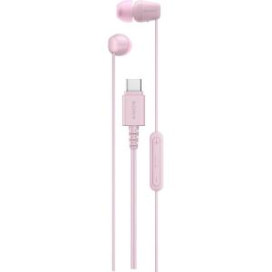 imageSony IEREX15C USBC Plug Wired inEar Headphones for iPhone and Android Phones with Builtin MultiFunction Button Volume and Mic Control Supports USB Audio Class 10 Devices PinkPink