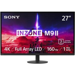 imageSony INZONE M10S 27 OLED 1440p Gaming Monitor 480Hz 003ms Low Profile Stand Tournament Mode Dual Screen Size 245 GSYNC Compatible AntiGlare Custom Heatsink 3Year OLED Limited WarrantyINZONE M9 II Monitor