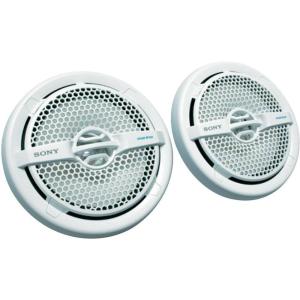 imageSony Marine Audio Speakers Stereo Marine Use Certified with 65 Inch Dual Cone Design for Boats Pools and Other Outdoor Audio Systems White