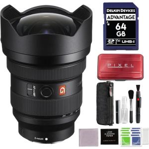 imageSony SEL2470GM EMount Camera Lens FE 2470 mm F28 G Master Full Frame Standard Zoom Lens BlackSEL1224GM  Extra Kit