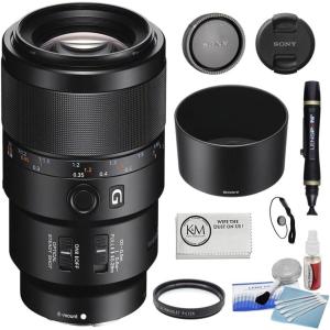 imageSony SEL90M28G FE 90mm f2822 Macro G OSS StandardPrime Lens for Mirrorless CamerasBlackLens  Starter Kit