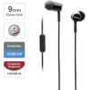 imageSony MDREX155AP inEar Earbud HeadphonesHeadset with mic for Phone Call Black MDREX155APBBlack