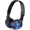 imageSony MDRZX310AP ZX Series Wired On Ear Headphones with mic BlackBlue