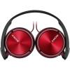 imageSony MDRZX310AP ZX Series Wired On Ear Headphones with mic BlackRed