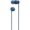 imageSony WIC100 Wireless inEar Bluetooth Headphones with Builtin Microphone BlackBlue
