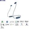imageSony WIC100 Wireless inEar Bluetooth Headphones with Builtin Microphone BlackWhite