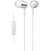 imageSony MDREX155AP inEar Earbud HeadphonesHeadset with mic for Phone Call Black MDREX155APBWhite