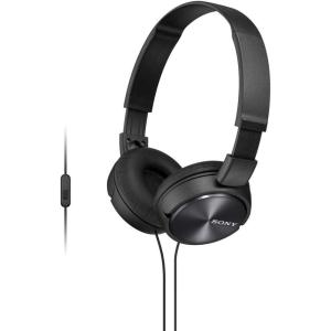 imageSony MDRZX310AP ZX Series Wired On Ear Headphones with mic BlackBlack