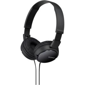 imageSony ZX Series Wired OnEar Headphones with Mic Black MDRZX110APBlack