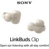 imageSony LinkBuds Clip OpenEar Truly Wireless Earbuds Comfortable amp Secure Fit Lightweight ClipOn Design Touch Controls Ambient Sound Awareness Water Resistant Up to 37 Hrs of Playback BlackGreige