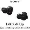 imageSony LinkBuds Clip OpenEar Truly Wireless Earbuds Comfortable amp Secure Fit Lightweight ClipOn Design Touch Controls Ambient Sound Awareness Water Resistant Up to 37 Hrs of Playback BlackBlack