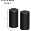 imageSony BRAVIA Theater Rear 9 SARS9 Wireless Rear Speakers for SoundbarHome Theater Sound System Compatible with BRAVIA Theater BAR 987 HTA7000HTA5000HTA3000 STRAN1000 2026 ModelRear 9