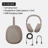 image:imageSony WH1000XM6 The Best Noise Cancelling Wireless Headphones HD NC Processor QN3 12 Microphones StudioQuality New Sandstone ColorSandstone