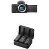 image:imageSony Alpha ZVE10  APSC Interchangeable Lens Mirrorless Vlog Camera Kit  Black ZVE10KBBlack
