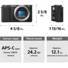 image:imageSony Alpha ZVE10  APSC Interchangeable Lens Mirrorless Vlog Camera Kit  Black ZVE10KBBlack