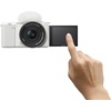 image:imageSony Alpha ZVE10  APSC Interchangeable Lens Mirrorless Vlog Camera Kit  Black ZVE10KBWhite
