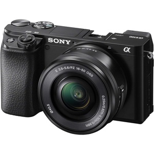 image:imageSony Alpha A6100 Mirrorless Camera with 1650mm Zoom Lens Black ILCE6100LBw 1650mm Lens