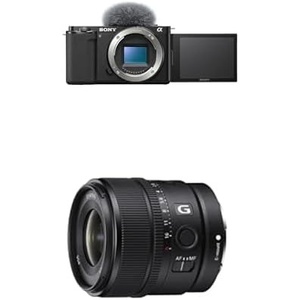 image:imageSony Alpha ZVE10  APSC Interchangeable Lens Mirrorless Vlog Camera Kit  Black ZVE10KBBlack