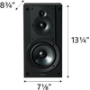 image:imageSony SACS9M2 10Inch Powered Subwoofer  Deep Bass for Home Theater Bass Reflex Compact Design BlackBookshelf Speakers Pair