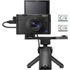 image:imageSony RX100 VII Premium Compact Camera with 10Type Stacked CMOS Sensor DSCRX100M7 Black  24200mm F2845 Zeiss 20fps Af and Ae 4K Xga Evf 3 Tilting LCDw Shooting Grip Kit